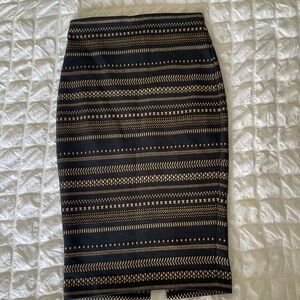 Express textured pencil skirt